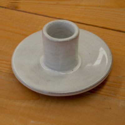 Porta vela blanco