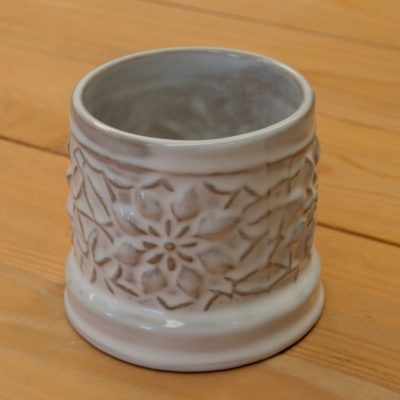 Vaso Flor blanco