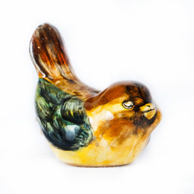 Salero pájaro cachetón